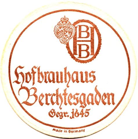 berchtesgaden bgl-by hof rund 6a (215-made in germany-braun)